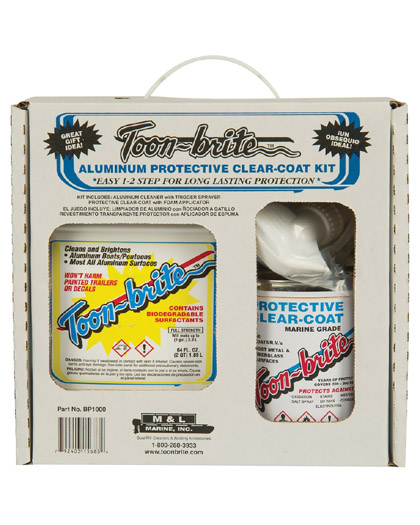 Toon-Brite Aluminum Cleaner and Protective Clear-Coat Kit 1