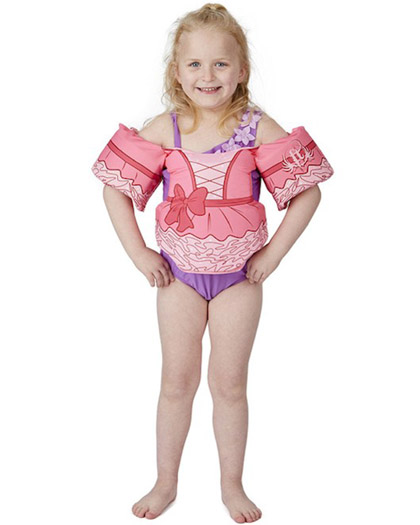 Full Throttle Little Dippers Girls USCGA Child Nylon Life Vest  Model