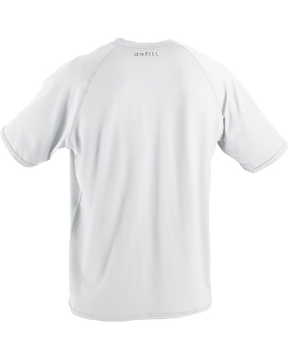 ONeill 24-7 Traveler Sun Shirt S/S White Rashguard 2021 Back