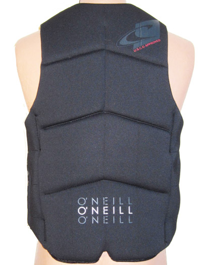 Oneill Assault Mens Life Vest Black Back