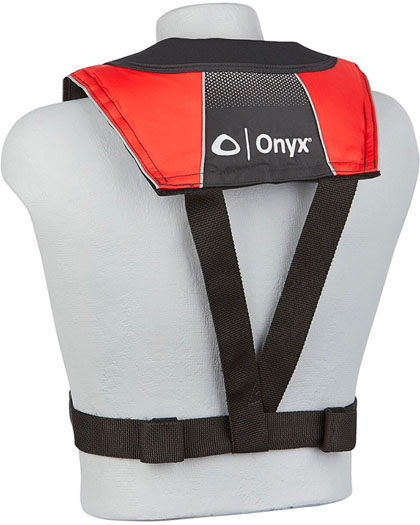 Onyx A/M-24 All Clear Auto/Manual IPFD Inflatable Vest Back