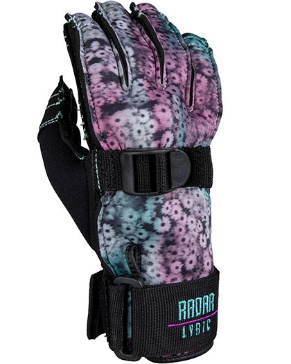 Radar Womens Lyric Inside Out Floral Fade Water Ski Gloves 2022