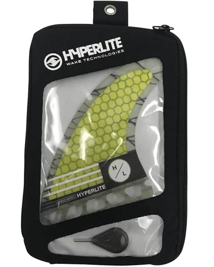Hyperlite Wakesurfer 4.75 Carbon Surf Fin Set 2024
