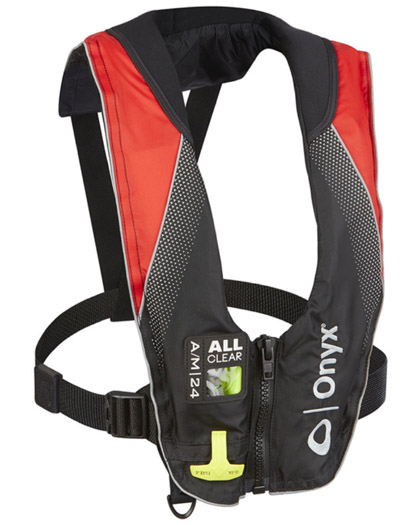 Onyx A/M-24 All Clear Auto/Manual Inflatable Nylon Vest 